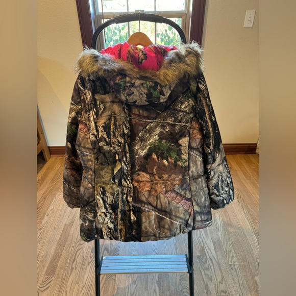Mossy Oak Camouflage Hooded Winter Jacket - Women's Size 2XL - Picture 2 of 4